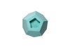 The Dodecahedron in Light Blue